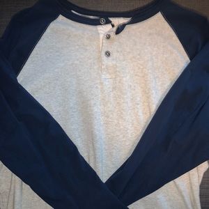 XL heather Lucky Brand graphic long sleeve t-shirt